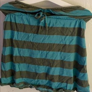 Cute striped tube top